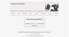 Desktop Screenshot of antiquariat-ffm.de